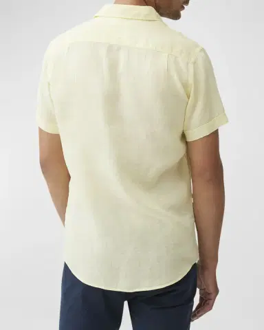 Rodd & Gunn Men's Palm Beach Linen Short-Sleeve Shirt | Thumbnail 2