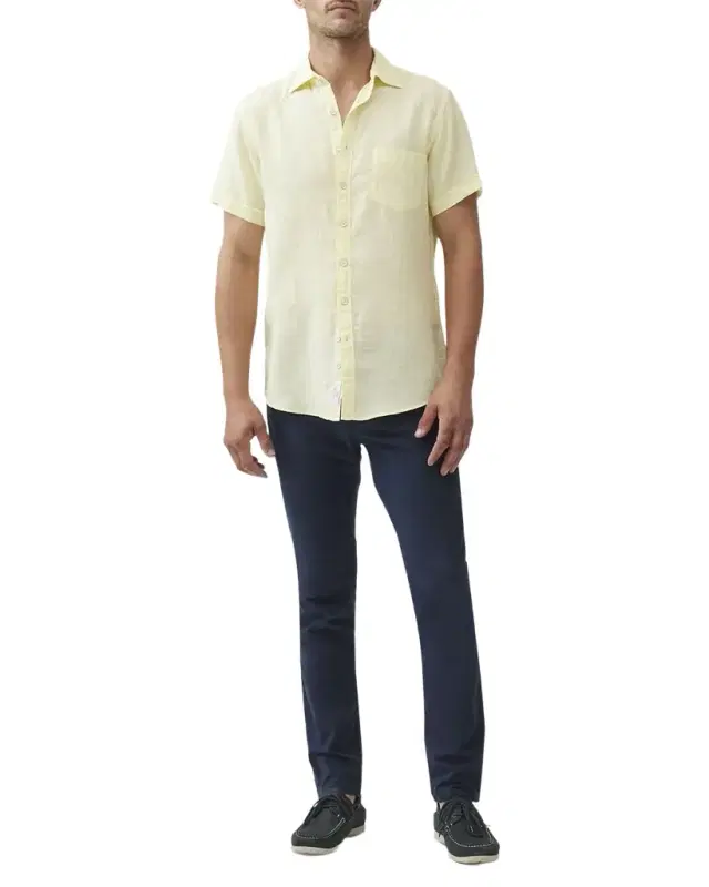 Men's Palm Beach Linen Short-Sleeve Shirt Men's Palm Beach Linen Short-Sleeve Shirt