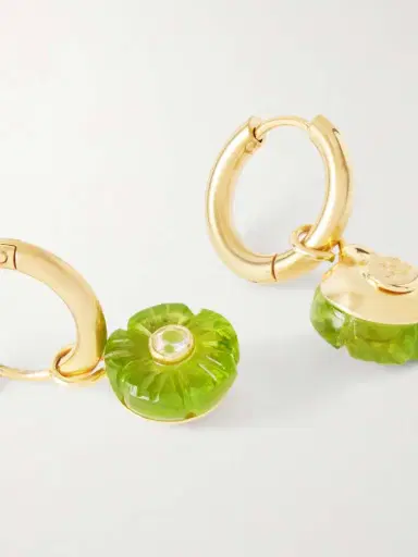 Jennifer Behr Lillian Gold-tone Crystal Earrings | Thumbnail 3