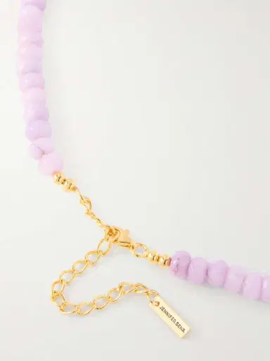 Jennifer Behr Rora Gold-tone Jade Necklace | Thumbnail 4 Jennifer Behr Rora Gold-tone Jade Necklace | Thumbnail 4