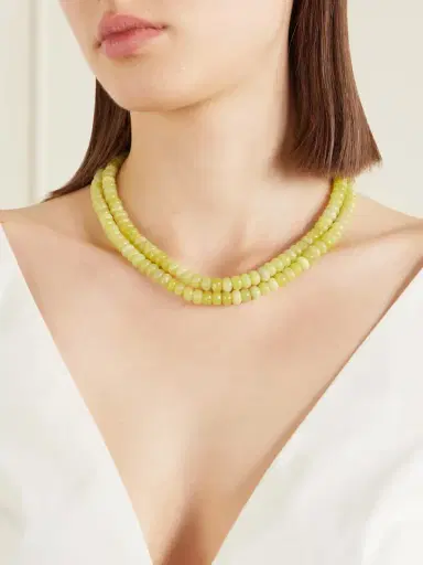 Jennifer Behr Veronica Gold-tone Quartz Necklace | Thumbnail 2 Jennifer Behr Veronica Gold-tone Quartz Necklace | Thumbnail 2