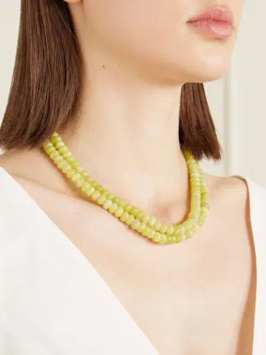 Jennifer Behr Veronica Gold-tone Quartz Necklace | Thumbnail 5 Jennifer Behr Veronica Gold-tone Quartz Necklace | Thumbnail 5