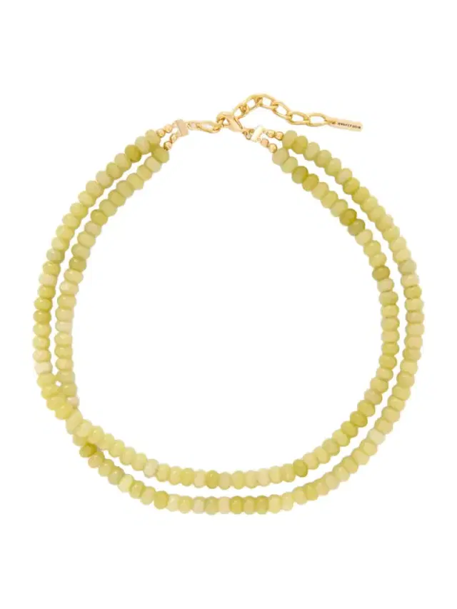 Jennifer Behr Veronica Gold-tone Quartz Necklace