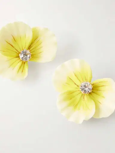 Jennifer Behr Aleah Silver-tone Crystal Earrings | Thumbnail 3 Jennifer Behr Aleah Silver-tone Crystal Earrings | Thumbnail 3