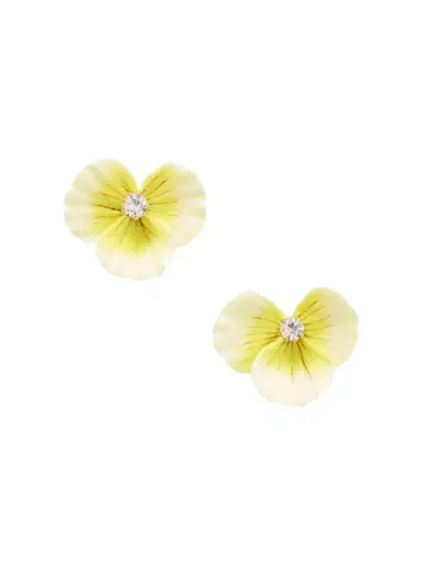 Jennifer Behr Aleah Silver-tone Crystal Earrings | Thumbnail 1 Jennifer Behr Aleah Silver-tone Crystal Earrings | Thumbnail 1