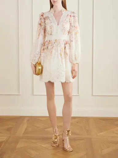 Zimmermann Belara Metallic-leather Sandals | Thumbnail 4 Zimmermann Belara Metallic-leather Sandals | Thumbnail 4