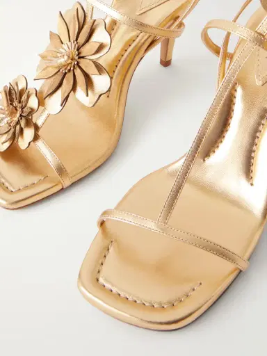 Zimmermann Belara Metallic-leather Sandals | Thumbnail 5 Zimmermann Belara Metallic-leather Sandals | Thumbnail 5