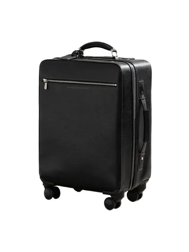 Brunello Cucinelli Full-Grain Leather Carry-On Suitcase - Men