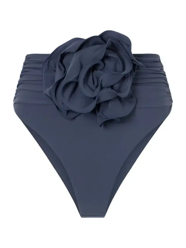 Appliquéd Ruched Bikini Briefs