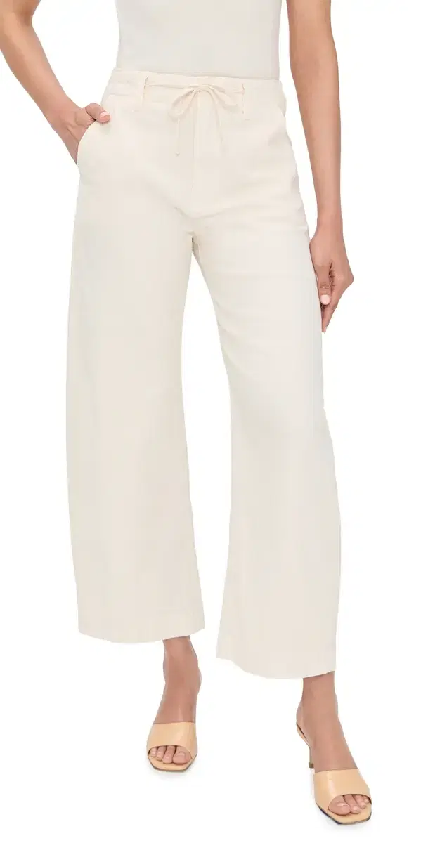 Arellia Ankle Jeans with Tie Quartz Sand