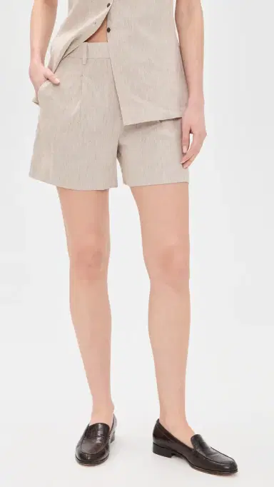 Theory Fluid Pleated Shorts | Thumbnail 2 Theory Fluid Pleated Shorts | Thumbnail 2