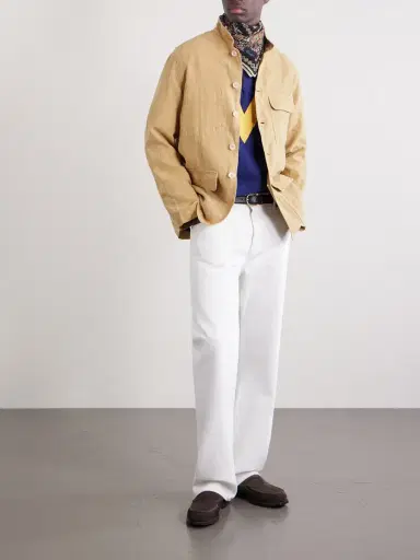 Drake's Linen-Canvas Jacket - Men | Thumbnail 2