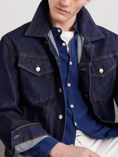 Oliver Spencer Kildale Grandad-Collar Cotton Shirt - Men | Thumbnail 5