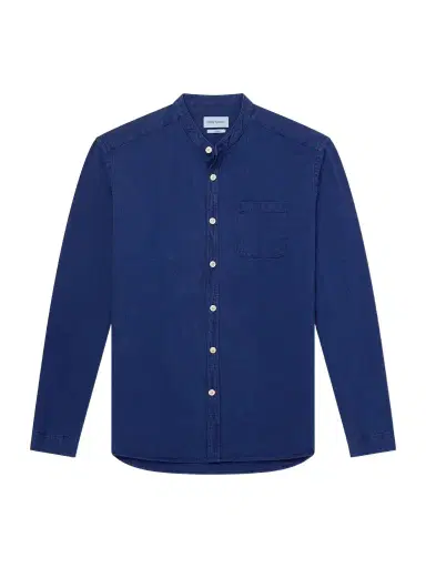 Oliver Spencer Kildale Grandad-Collar Cotton Shirt - Men | Thumbnail 1