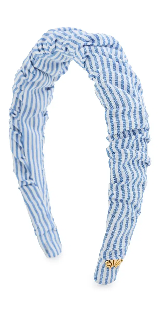 Kelly Cotton Seersucker Headband Oceanspray One Size