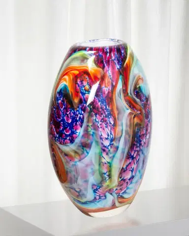 Dale Tiffany Villa Cuzzano Art Glass Vase | Thumbnail 2