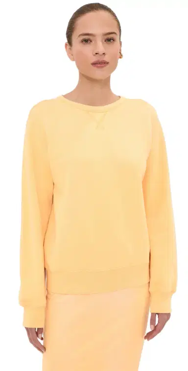 Acne Studios Pullover Sweatshirt Light Yellow S/M | Thumbnail 1
