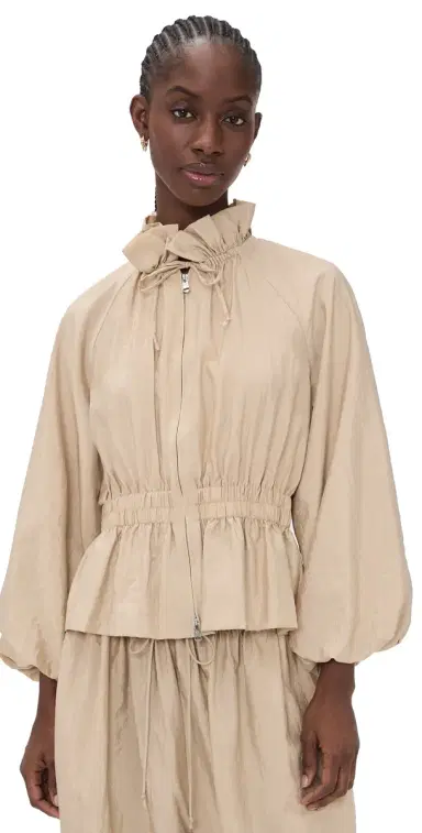 Cinq à Sept Deana Jacket Khaki | Thumbnail 1