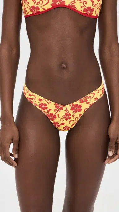 Frankies Bikinis Enzo Bikini Bottoms Favorite Flower S | Thumbnail 2 Frankies Bikinis Enzo Bikini Bottoms Favorite Flower S | Thumbnail 2