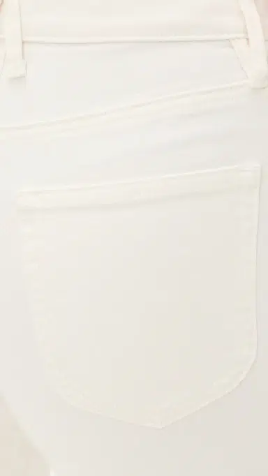 GOOD AMERICAN Good Waist Palazzo Jeans Cotton White 16 | Thumbnail 6
