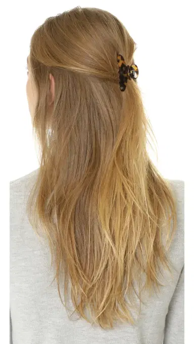 Alexandre de Paris Jaw Hair Clip Tokyo Tortoise One Size | Thumbnail 2