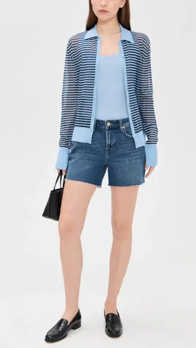 7 For All Mankind Monroe Long Shorts Explorer | Thumbnail 5