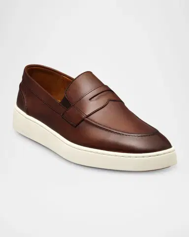 Allen Edmonds Men's Randolph 2.0 Leather Slip-On Sneakers | Thumbnail 2 Allen Edmonds Men's Randolph 2.0 Leather Slip-On Sneakers | Thumbnail 2