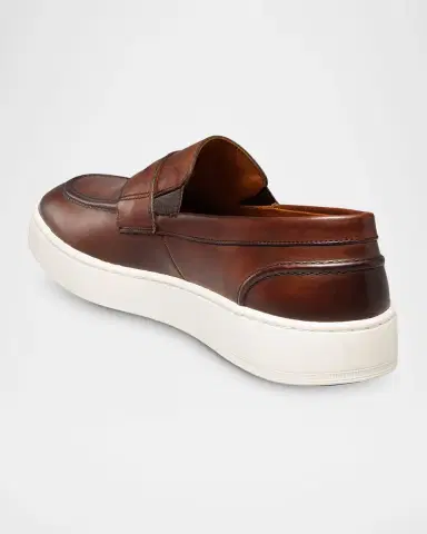 Allen Edmonds Men's Randolph 2.0 Leather Slip-On Sneakers | Thumbnail 3 Allen Edmonds Men's Randolph 2.0 Leather Slip-On Sneakers | Thumbnail 3