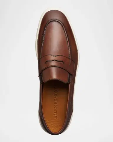 Allen Edmonds Men's Randolph 2.0 Leather Slip-On Sneakers | Thumbnail 4 Allen Edmonds Men's Randolph 2.0 Leather Slip-On Sneakers | Thumbnail 4