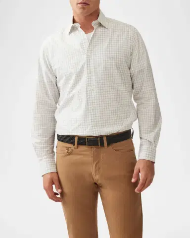 Rodd & Gunn Men's Three Streams Poplin Check Sport Shirt | Thumbnail 5 Rodd & Gunn Men's Three Streams Poplin Check Sport Shirt | Thumbnail 5