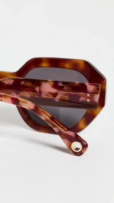 Jimmy Fairly Portofino Sunglasses Brown One Size | Thumbnail 5