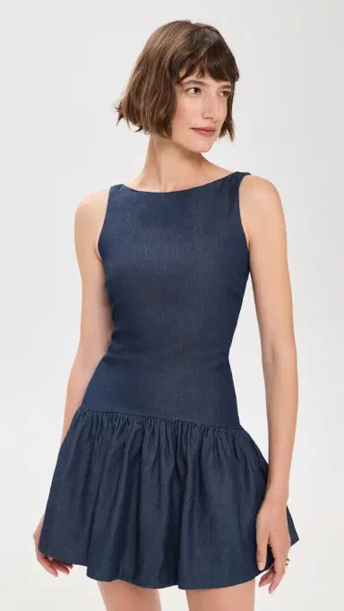 Peixoto Addison Mini Dress Blue Denim | Thumbnail 2