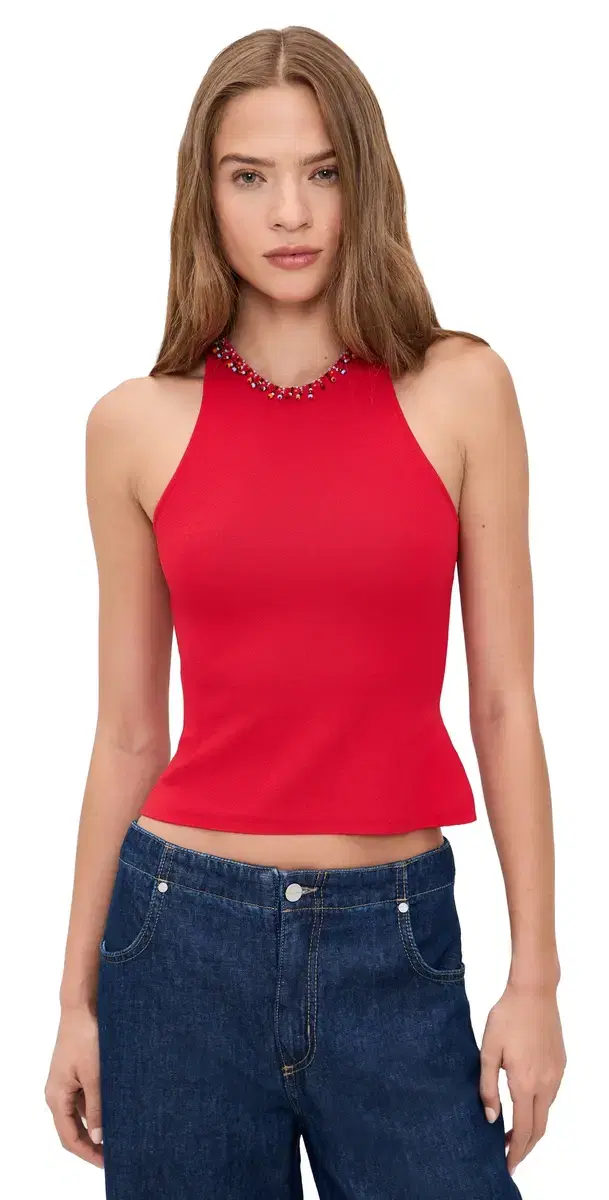 Reina Top Red Rose