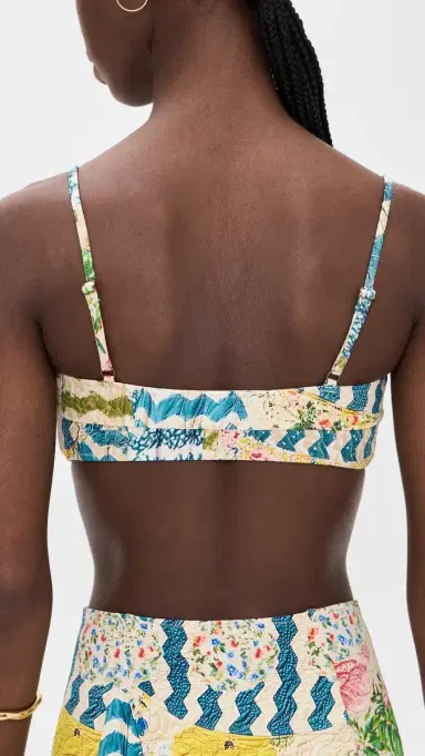 HUNTER BELL Two-Piece Swim Bikini Top Morning Glory M | Thumbnail 3