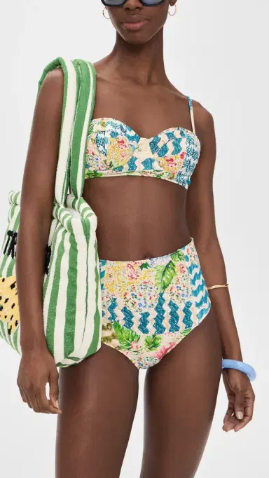 HUNTER BELL Two-Piece Swim Bikini Top Morning Glory M | Thumbnail 5