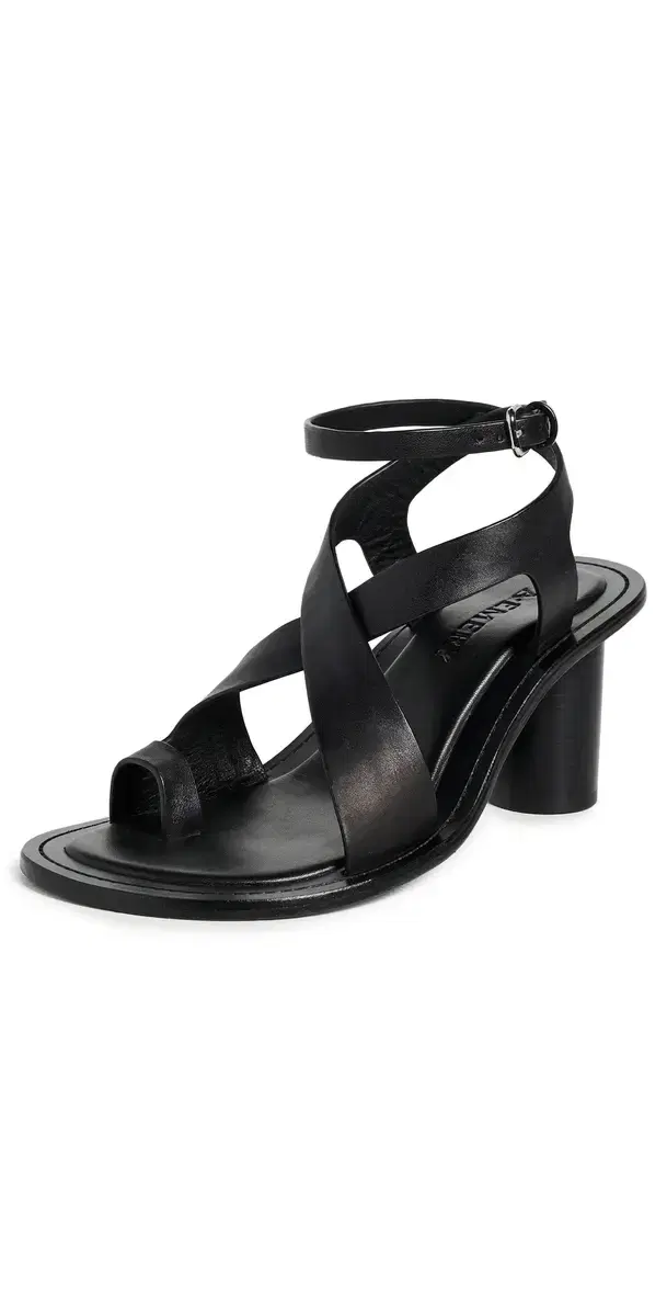 A.EMERY A. EMERY Lulu Heeled Sandals Black
