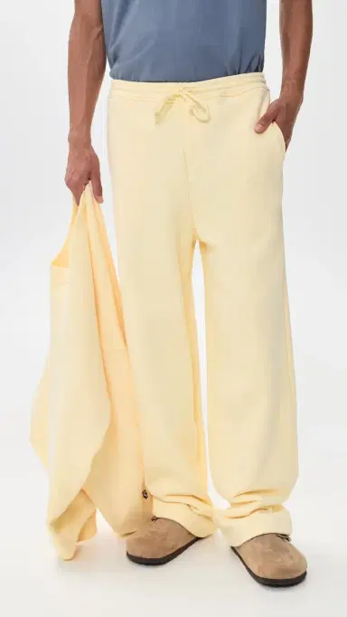 The Elder Statesman Unisex Coast Sweatpants Butter | Thumbnail 4