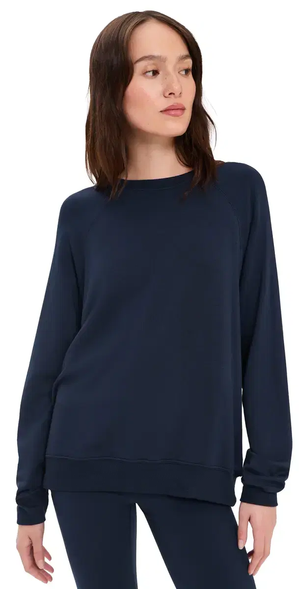 Andie Oversized Fleece weatshirt Indigo