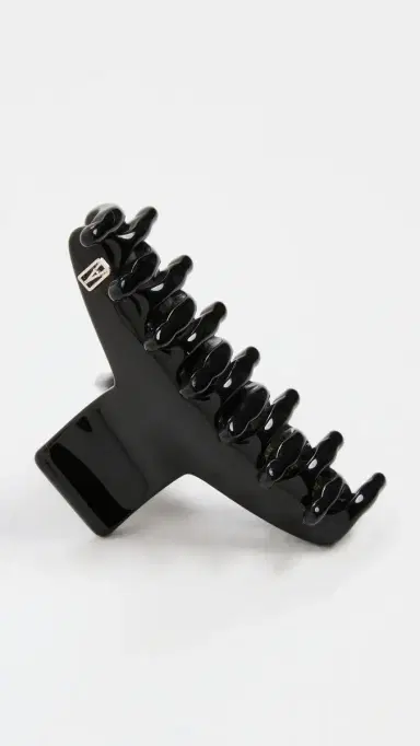 Alexandre de Paris Jaw Hair Clip Black One Size | Thumbnail 2