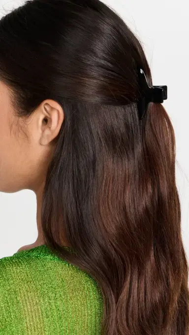 Alexandre de Paris Jaw Hair Clip Black One Size | Thumbnail 3
