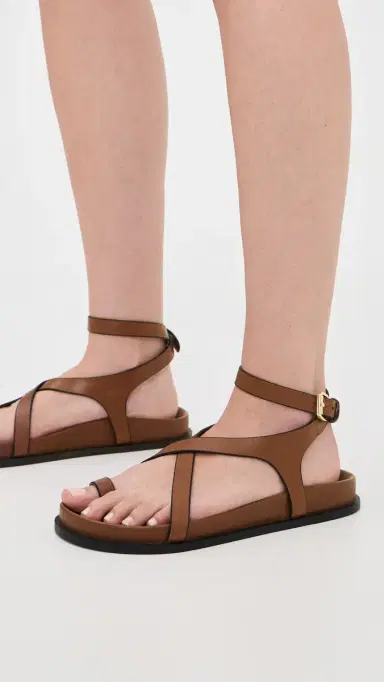 A Emery A. EMERY Jalen Slim Sandals Cognac | Thumbnail 5 A Emery A. EMERY Jalen Slim Sandals Cognac | Thumbnail 5