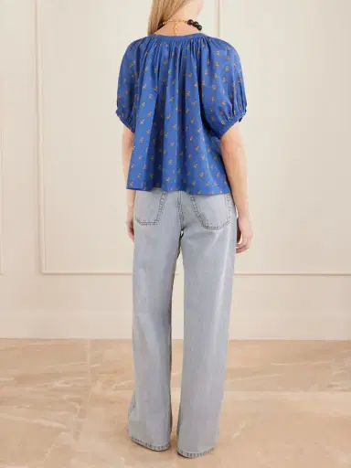 DÔEN June Floral-printed Cotton Top | Thumbnail 3 DÔEN June Floral-printed Cotton Top | Thumbnail 3