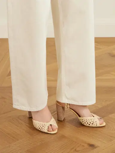 Aquazzura Bossa Nova 85 Raffia Sandals | Thumbnail 2 Aquazzura Bossa Nova 85 Raffia Sandals | Thumbnail 2
