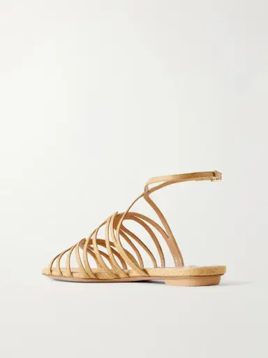 Aquazzura Serenade Raffia Flat Sandals | Thumbnail 3 Aquazzura Serenade Raffia Flat Sandals | Thumbnail 3