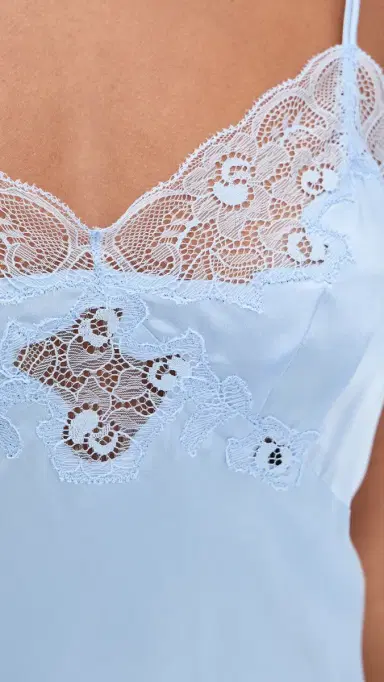 Only Hearts Silk Charemeuse Mini Slip Cascade | Thumbnail 6