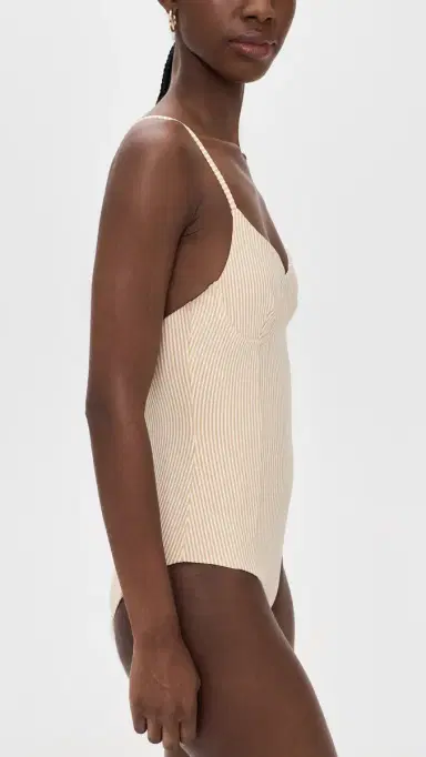Onia Chelsea One Piece Ochre/White S | Thumbnail 4