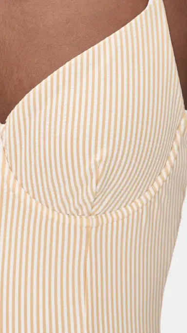 Onia Chelsea One Piece Ochre/White S | Thumbnail 6