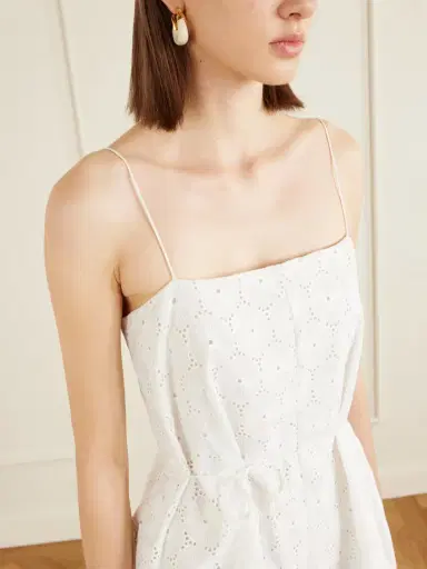 Faithfull Rosella Belted Broderie Anglaise Playsuit | Thumbnail 5 Faithfull Rosella Belted Broderie Anglaise Playsuit | Thumbnail 5
