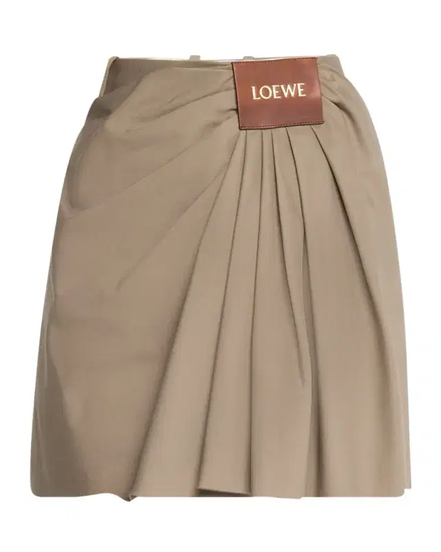 Draped Mini Skirt