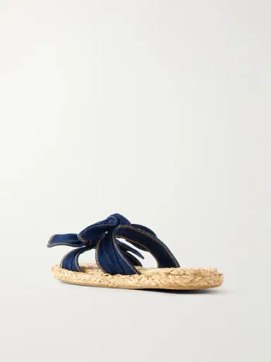 Zimmermann Carousel Denim Slides | Thumbnail 3